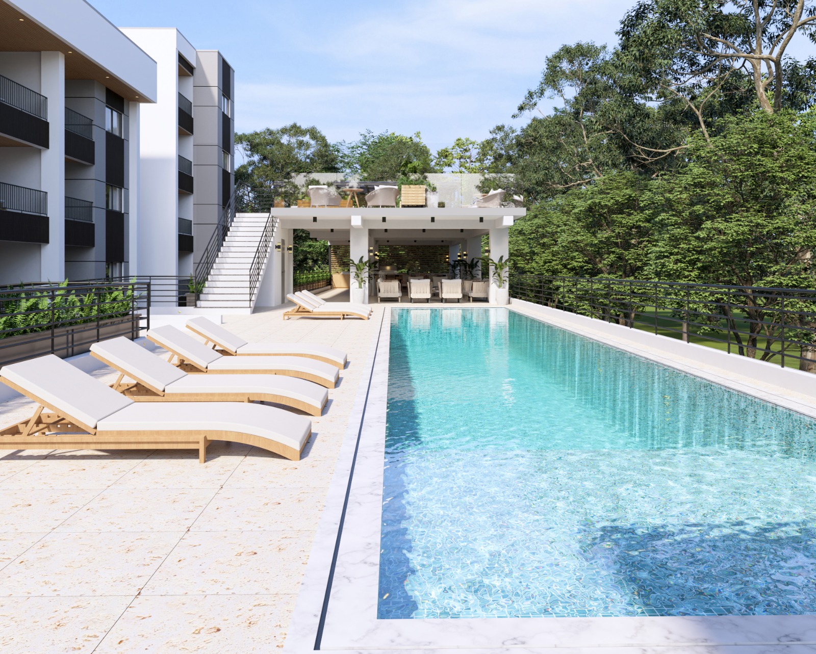 Exclusive Resort Pool Details